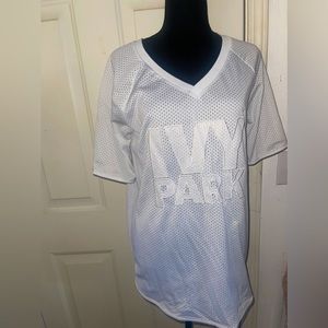 White netted Ivy Park jersey
